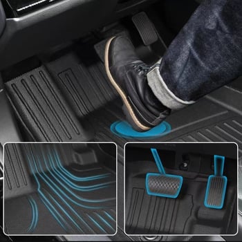 Kožne podne prostirke za automobil za poseban model — Zhixin, prilagodljive, bez logotipa
