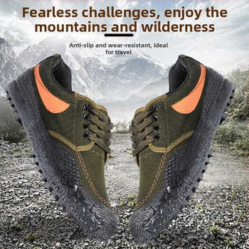 Kamuflirane radne tenisice, niski kroj, unisex, tekstilni gornji dio, gumeni potplat, vulkanizirana podstava