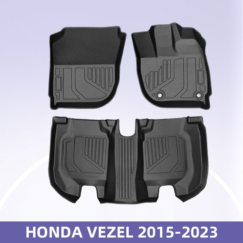 Honda Vezel (2015-2023) автомобилни подложки за пода, 3D всесезонни, материал: TPE; марка: 3K; съвместимо с специални автомобили; персонализиране: да
