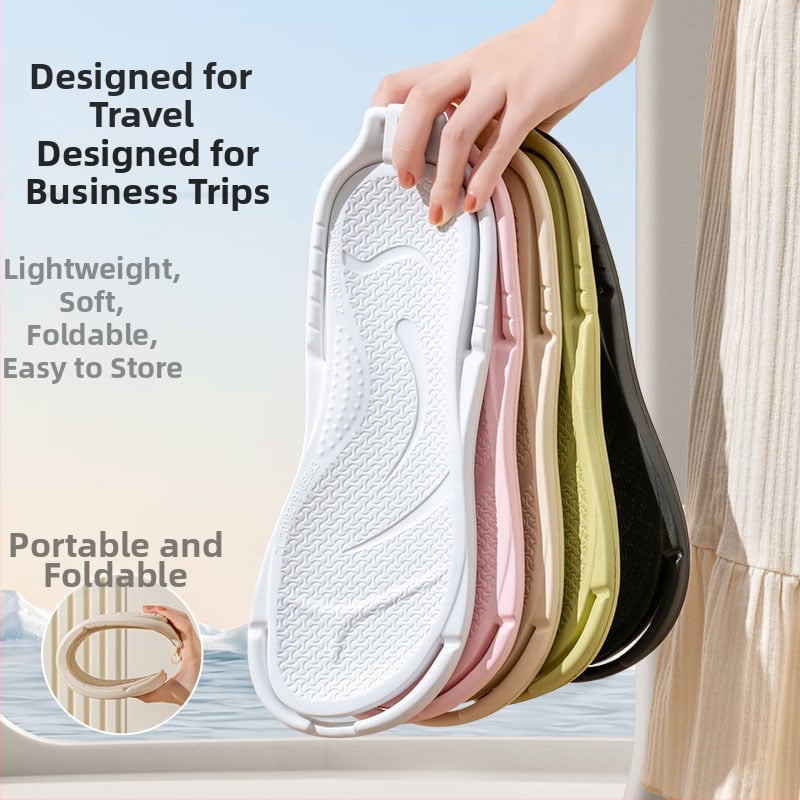 Sklopive papuče za putovanje za parove, lagane i protuklizne, gornji dio EVA i đon EVA, đon injekcijski kalup, za muškarce i žene, kućna uporaba