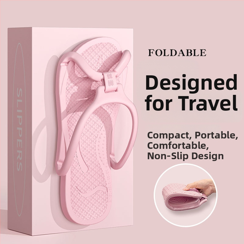 Sklopive papuče za putovanje za parove, lagane i protuklizne, gornji dio EVA i đon EVA, đon injekcijski kalup, za muškarce i žene, kućna uporaba