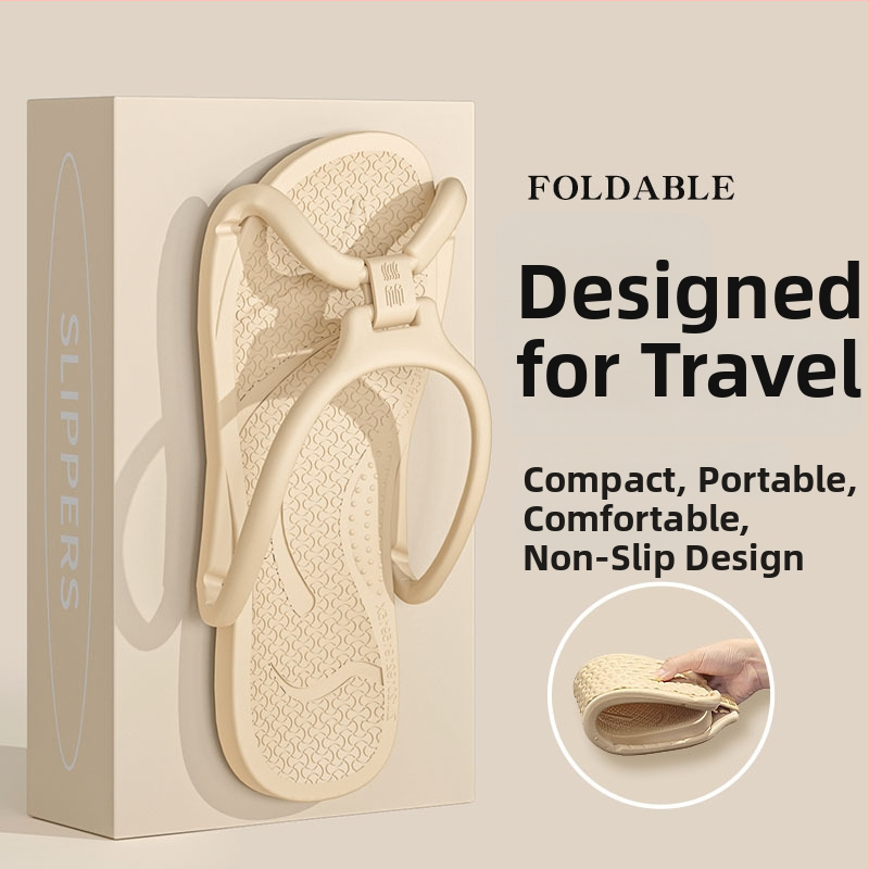 Sklopive papuče za putovanje za parove, lagane i protuklizne, gornji dio EVA i đon EVA, đon injekcijski kalup, za muškarce i žene, kućna uporaba