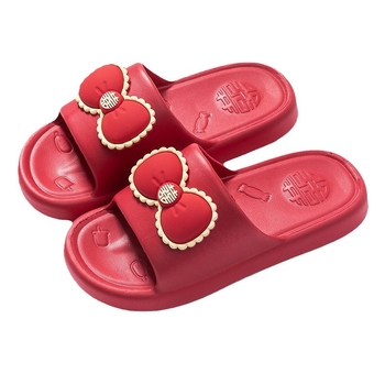 Unisex svadbene papuče s debelim EVA potplatom, protuklizne, gornji dio od tkanine, injekcijski oblikovana potplata, ljeto 2024