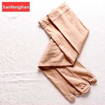 Κάλτσες με διαχωρισμένο δάκτυλο από νάιλον για γυναίκες, υψηλός σωλήνας, αντιτριβικές, 80-90% νάιλον, πλεγμένες με μια βελονιά, 144 ραφές, για όλες τις εποχές