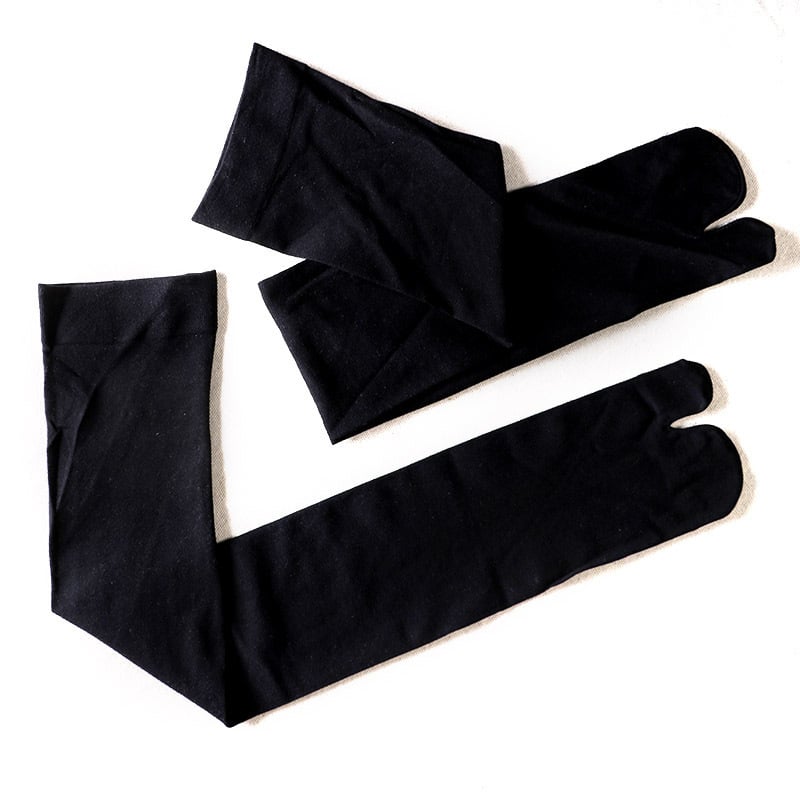 Κάλτσες με διαχωρισμένο δάκτυλο από νάιλον για γυναίκες, υψηλός σωλήνας, αντιτριβικές, 80-90% νάιλον, πλεγμένες με μια βελονιά, 144 ραφές, για όλες τις εποχές