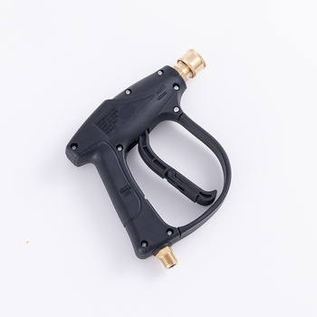 Hordozható magasnyomású autómosó pisztoly réz csúccsal és mérnöki műanyag markolattal, 300 bar nyomás, 10 m sugár