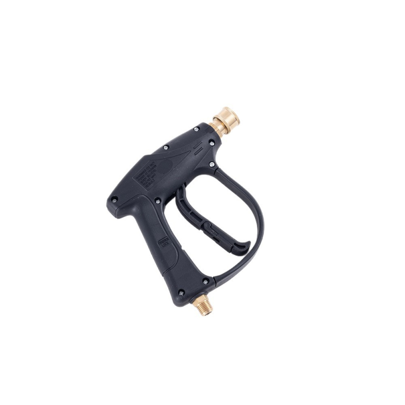 Hordozható magasnyomású autómosó pisztoly réz csúccsal és mérnöki műanyag markolattal, 300 bar nyomás, 10 m sugár