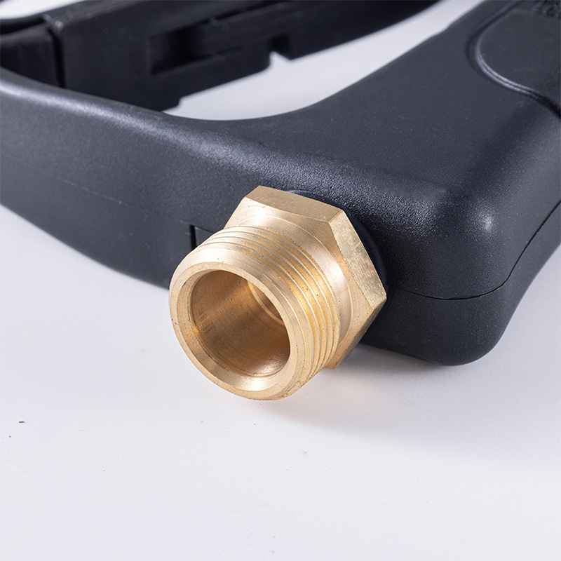 Hordozható magasnyomású autómosó pisztoly réz csúccsal és mérnöki műanyag markolattal, 300 bar nyomás, 10 m sugár