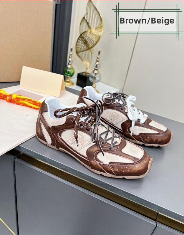 Miaojia 530 obojeno blokirane slip-on papuče, vintage izgreban stil, svakodnevne tenisice s vezicama i zatvorenim prstima
