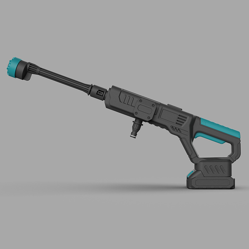 Pistol portabil de spălat auto cu baterie litiu, 21V, 285W, debit 4,1 kg, greutate 1,1 kg