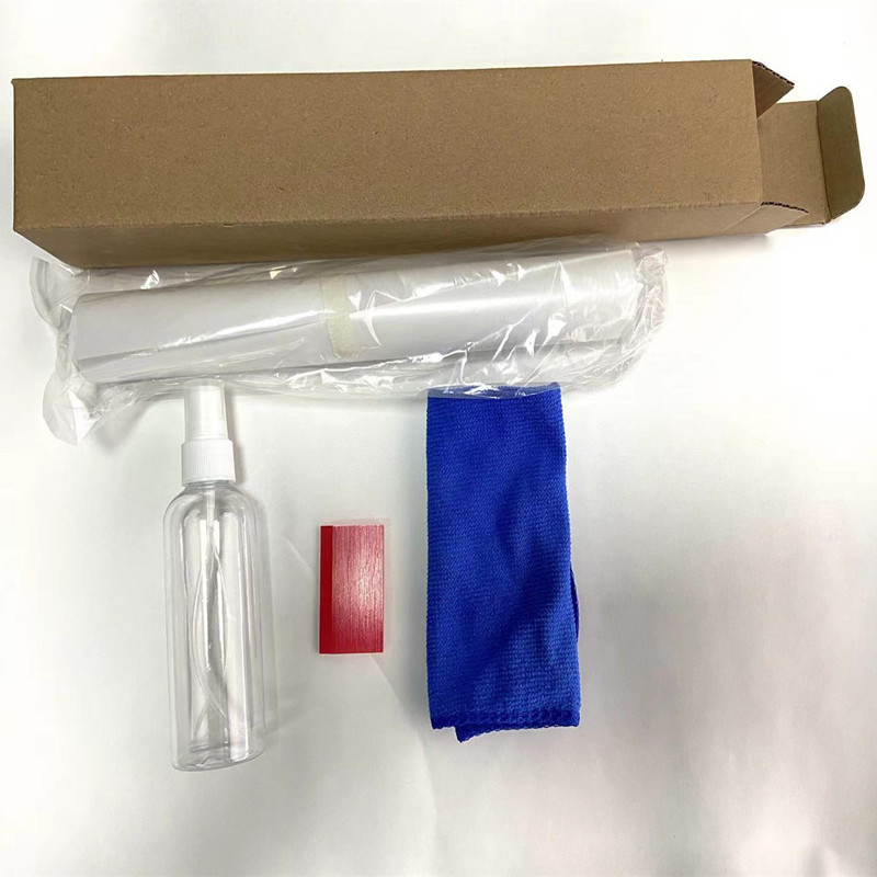 Tesla Model Y ajtófogantyúkat védő testmatrica — TPU, geometriai minta, ragasztásos felhelyezés, testreszabás elérhető