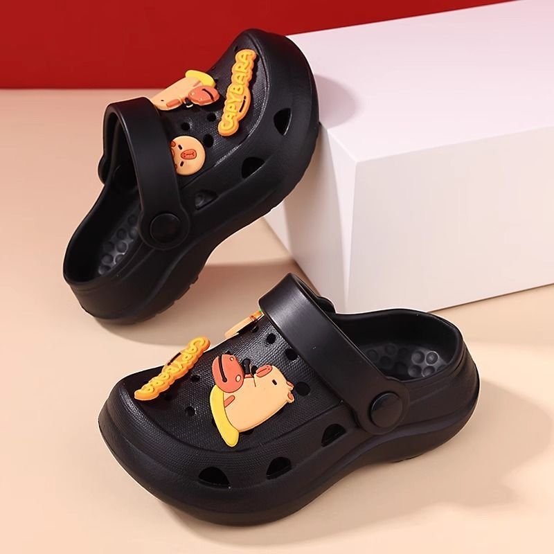 Gyerekeknek szóló mesefigurás szandál, EVA felsőrész és EVA talp, 1–3 éveseknek, mindennapi stílus