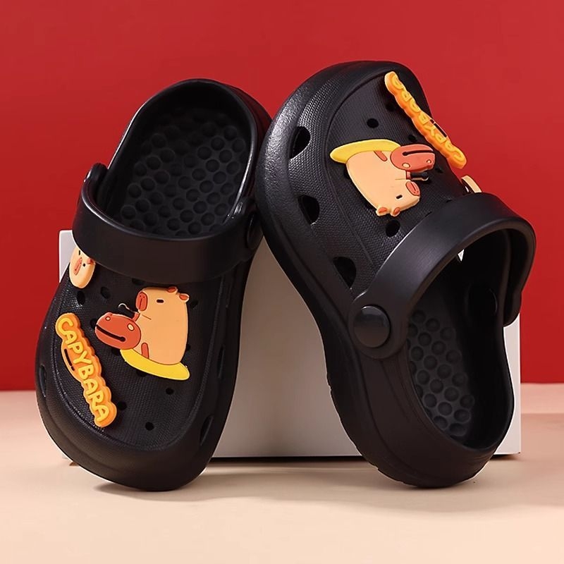 Gyerekeknek szóló mesefigurás szandál, EVA felsőrész és EVA talp, 1–3 éveseknek, mindennapi stílus