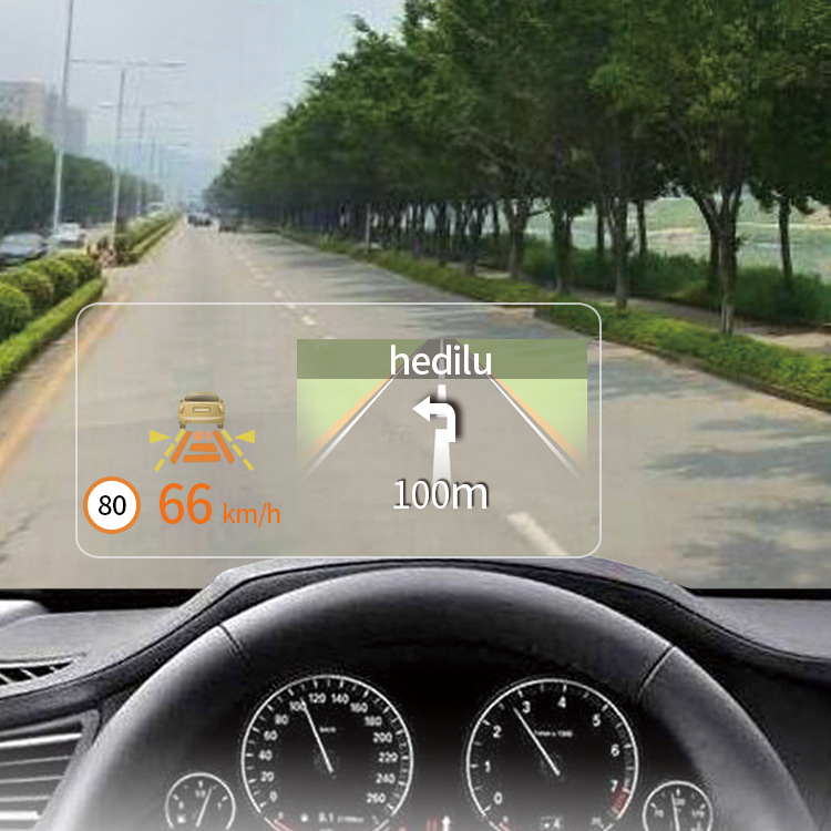 HUD film za prednji blok za navigaciju i projekciju, PET, debljina 0.13 mm, prolaz svjetla 90%, UV zaštita 30%