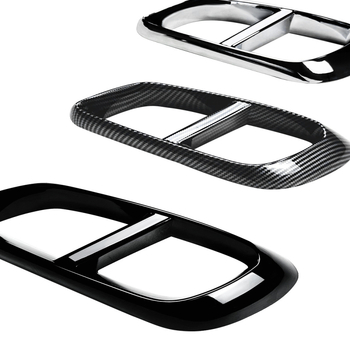Mercedes-Benz E-Class četverostruki završni izduvni okvir — dekorativna pločica, kompatibilna sa 24 modela