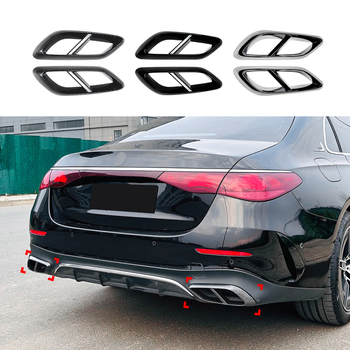 Mercedes-Benz E-Class četverostruki završni izduvni okvir — dekorativna pločica, kompatibilna sa 24 modela