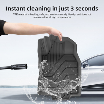 Подови постелки за Nissan X-Trail T32 (2016–2022), за автомобил с дясно управление, водоустойчиви, материал TPE, персонализируеми