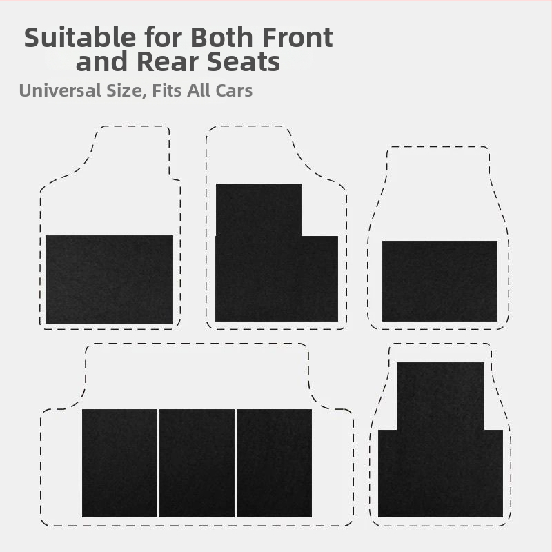 Vlnené autokoberce do auta pre Audi A6L, hrúbka 20 mm, hmotnosť 10 kg