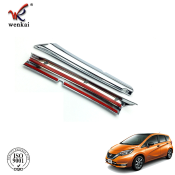 WK-841 ABS bandă decorativă cromată pentru grila frontală inferioară a Nissan Note E12, procesare personalizabilă, licență etichetă privată