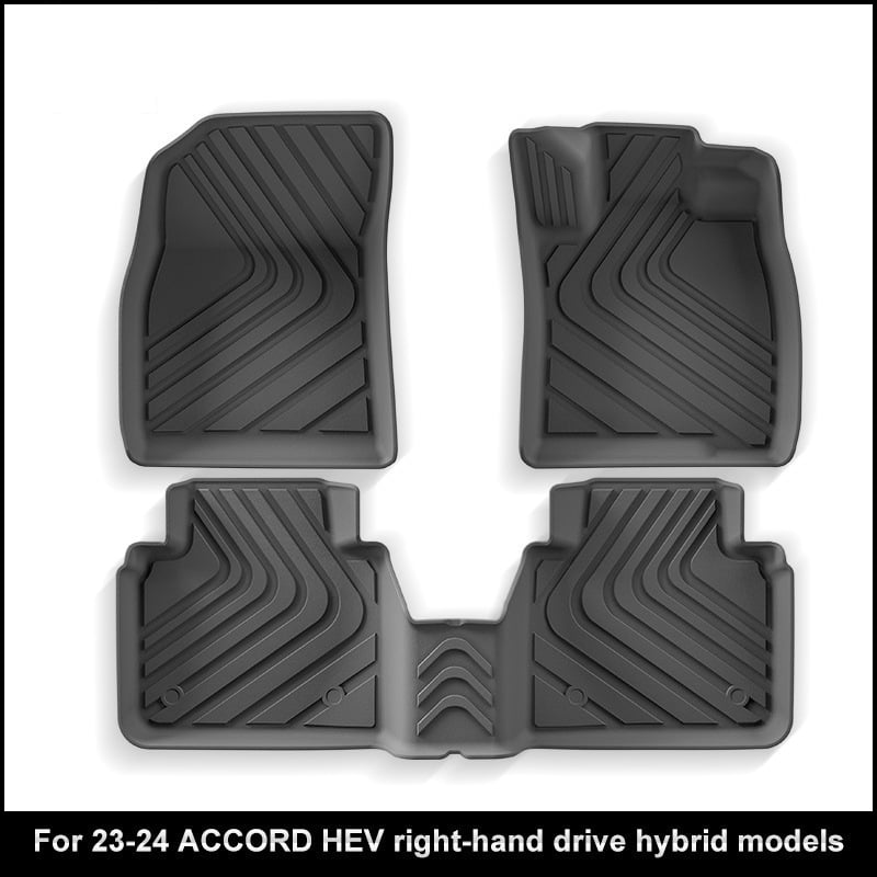 Автомобилни подложки за Honda Accord 23-24, водоустойчиви, екологични, от TPE, за пода и багажника