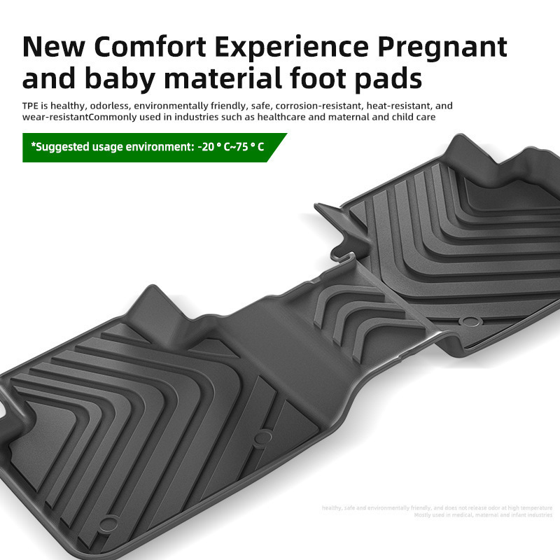 Автомобилни подложки за Honda Accord 23-24, водоустойчиви, екологични, от TPE, за пода и багажника