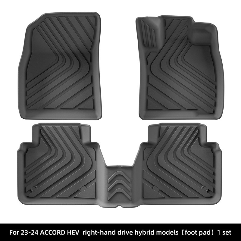 Автомобилни подложки за Honda Accord 23-24, водоустойчиви, екологични, от TPE, за пода и багажника