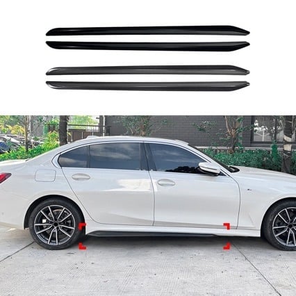 Spoiler lateral BMW Seria 3 G20/G28 – ABS, montaj adeziv, model cu număr, autocolante auto speciale