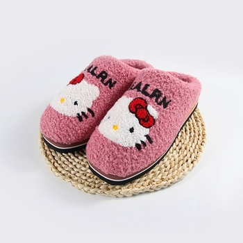 Домашни чехли от гума за вкъщи – не се хлъзгат, зима, пролет и есен, ежедневен стил, Ruzi niu