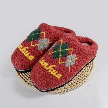 Домашни чехли от гума за вкъщи – не се хлъзгат, зима, пролет и есен, ежедневен стил, Ruzi niu