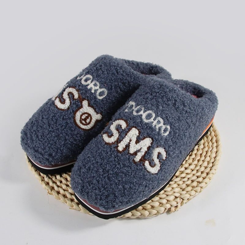 Домашни чехли от гума за вкъщи – не се хлъзгат, зима, пролет и есен, ежедневен стил, Ruzi niu