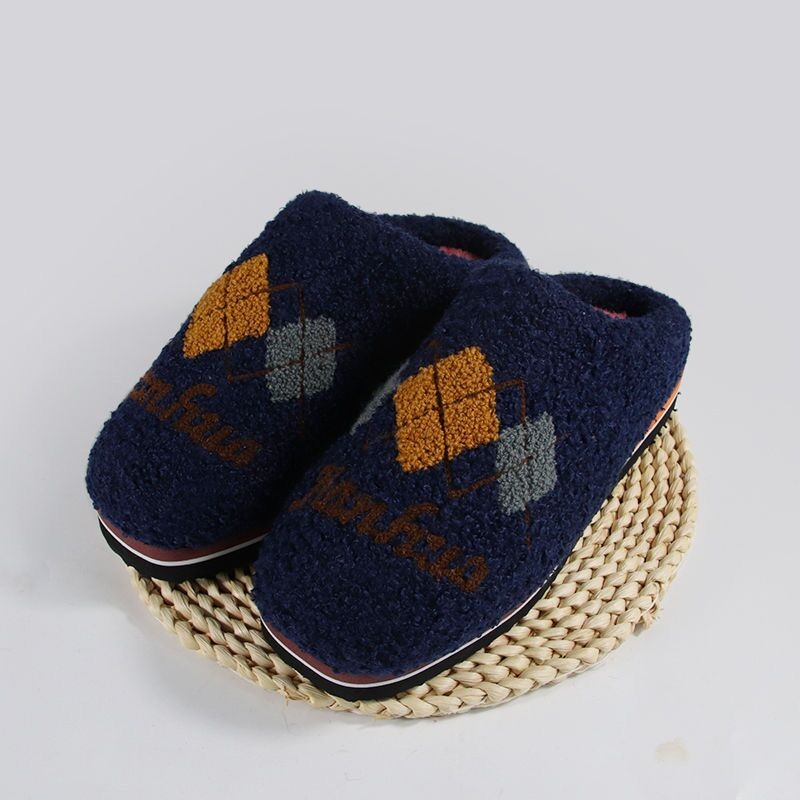 Домашни чехли от гума за вкъщи – не се хлъзгат, зима, пролет и есен, ежедневен стил, Ruzi niu