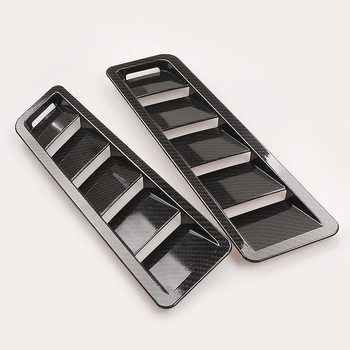 Univerzalni ABS panel usisavanja zraka za haubu – dekorativni i restauratorski auto-dodatak, Black Works Racing, prilagodljiv, licencirane privatne marke