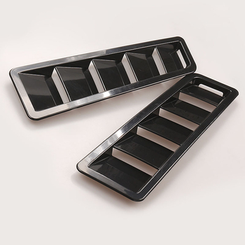 Univerzalni ABS panel usisavanja zraka za haubu – dekorativni i restauratorski auto-dodatak, Black Works Racing, prilagodljiv, licencirane privatne marke