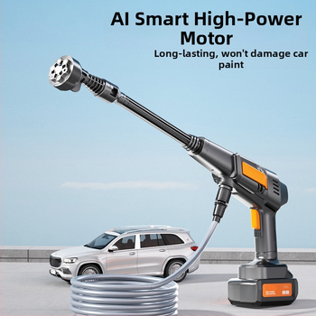 Bezdrôtové zariadenie na umývanie áut s vysokotlakým vodným lúčom – prenášateľné pre domáce a automobilové použitie, LB-902, 150W, 220V, tlak 2,5–25 MPa, hmotnosť 2,25 kg