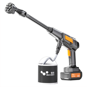 Bezdrôtové zariadenie na umývanie áut s vysokotlakým vodným lúčom – prenášateľné pre domáce a automobilové použitie, LB-902, 150W, 220V, tlak 2,5–25 MPa, hmotnosť 2,25 kg