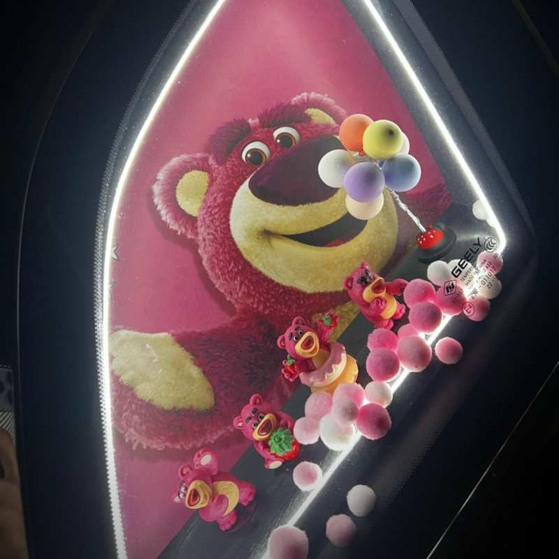 Autó háromszögletes ablak LED környezetvilágítás dekoráció, mikro táj beépítéssel – testreszabott feldolgozás: Igen; termékszám: 019; határokon át történő export: Nem