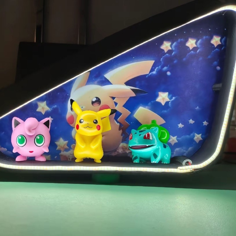 Autó háromszögletes ablak LED környezetvilágítás dekoráció, mikro táj beépítéssel – testreszabott feldolgozás: Igen; termékszám: 019; határokon át történő export: Nem