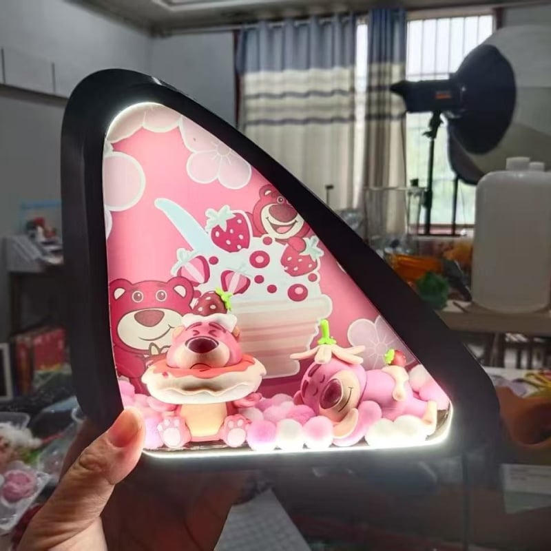 Autó háromszögletes ablak LED környezetvilágítás dekoráció, mikro táj beépítéssel – testreszabott feldolgozás: Igen; termékszám: 019; határokon át történő export: Nem