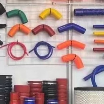 Csökkentő egyenes cső turbólevegő-bemenethez, gumianyagból, testreszabható, kompatibilis több autómodelllel