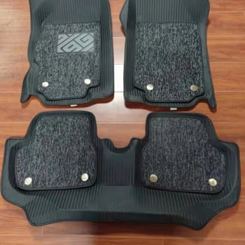 Кожени двуслойни автомобилни стелки за пода за специални автомобили, с персонализирана обработка и възможност за частна марка