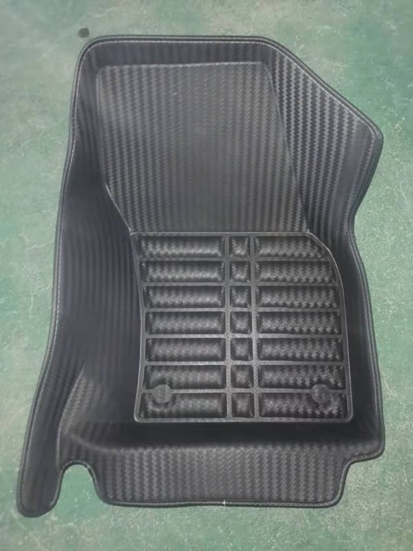 Кожени двуслойни автомобилни стелки за пода за специални автомобили, с персонализирана обработка и възможност за частна марка