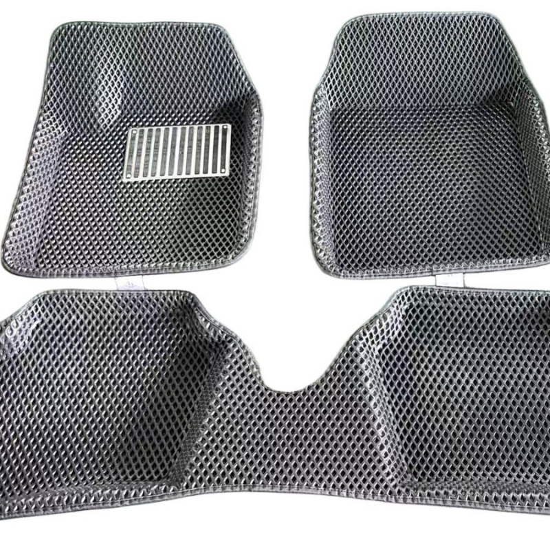 Кожени двуслойни автомобилни стелки за пода за специални автомобили, с персонализирана обработка и възможност за частна марка