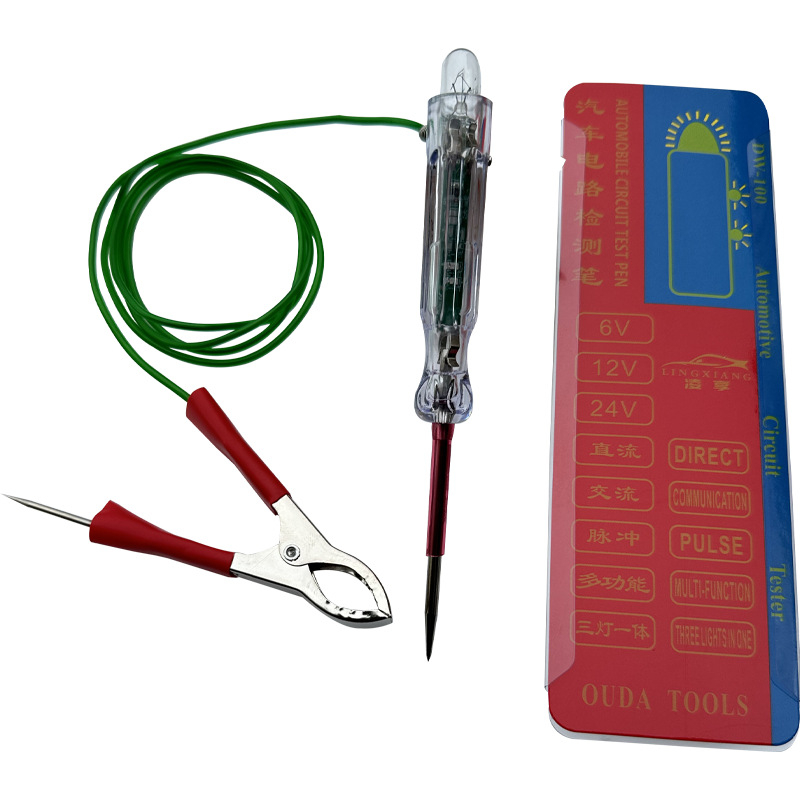Ling Xiang DW100 automobilski električni tester u olovci, 12-24V, PVC kućište, za auto popravak