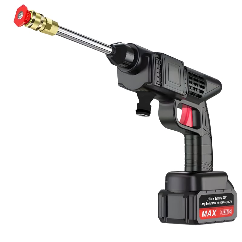 Pistol de spălat auto fără fir, portabil, 21V baterie cu litiu, pentru mașină, exterior și utilizare acasă