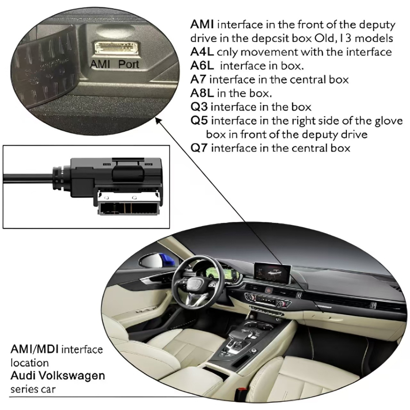 Praise AMI USB kabel za Audi i VW