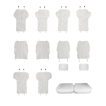 Κάλυμμα πίσω καθίσματος για Zeekr 9X, καθολική εφαρμογή, αεριζόμενο και αναπνέον, από Nappa δέρμα