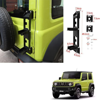 TELLIKA Sklopiva ljestva za stražnja vrata Suzuki Jimny 2018+ JB64/JB74 — nosivost 200 kg