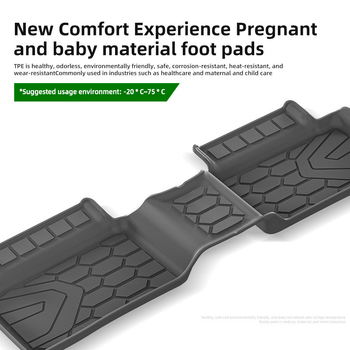 Covorașe pentru podea auto din TPES, personalizabile, acoperire dedicată modelelor, stil special al covorașelor de podea