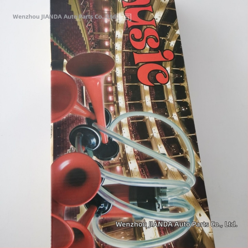 Петтръбен музикален автомобилен въздушен рог, 12V, модифициран