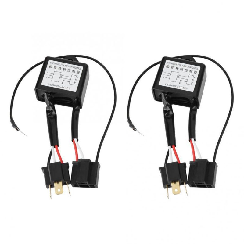 Ivery H4 LED pretvarač polariteta za svjetla s eliminatorom grešaka i dekoderom za HID/H4 xenon lampe (pozitivni i negativni pol)